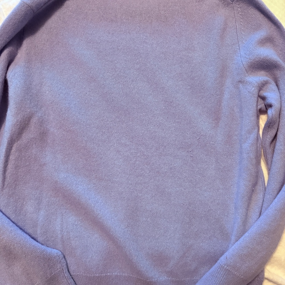 Lilac NAADAM Cashmere Sweater S - Picture 3 of 4